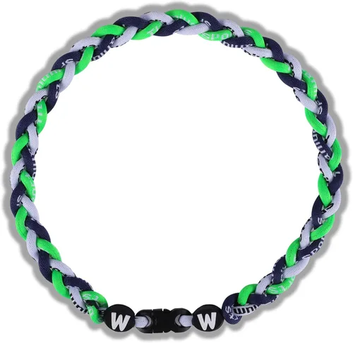 Miniatura 12 de Willtok Collar de béisbol prémium de 18 pulgadas con cuerda trenzada de nailon con diseño Tornado