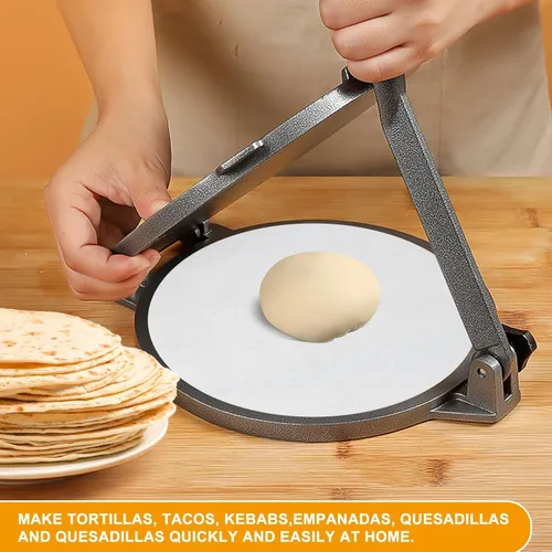 Miniatura 5 de 150 piezas de papel pergamino antiadherente de 8 pulgadas, papel pergamino redondo precortado para prensa de tortillas, molde para pasteles