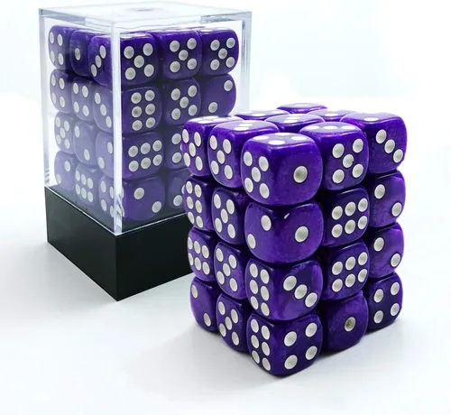 Miniatura 21 de Bescon 0.472 in 6 lados dados 36 en cubo, 0.472 in seis caras Die (36) bloque de dados, efecto Géminis en todos los colores surtidos de flores