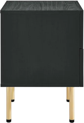 Miniatura 4 de Modway Chaucer, mesita de noche con 2 cajones, color negro
