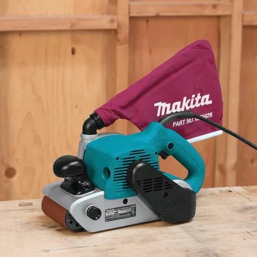 Miniatura 3 de Makita 9403 4" x 24" Sander de cinturón con gamuza bolsa para el polvo