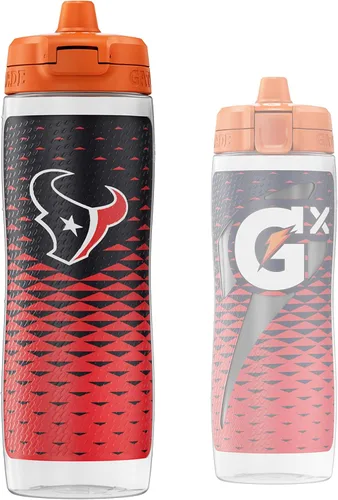 Miniatura 9 de Gatorade Gx NFL - Botellas antideslizantes para apretar, 30 onzas líquidas, sistema de hidratación Gx