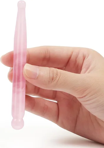 Miniatura 7 de Gua Sha - Bolígrafo de belleza de acupuntura, herramienta de acupresión de jade de aventurina natural, masajeador de punto de activación de tejido