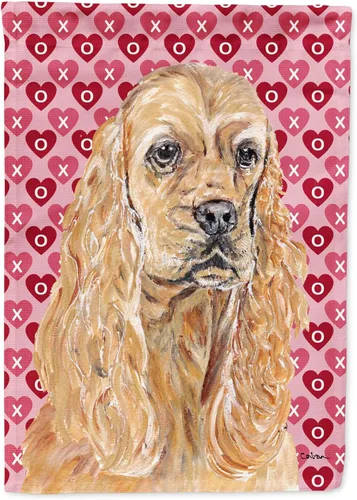 Miniatura 111 de Caroline's Treasures SS4484GF Bandera de jardín con diseño de bulldog inglés y corazones para el Día de San Valentín, bandera decorativa para patio