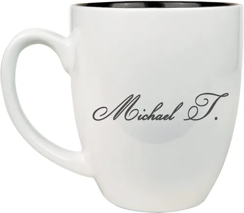 Miniatura 7 de Sofia's Findings Taza de café personalizada de cerámica Bistro de 16 onzas - Taza de café personalizada