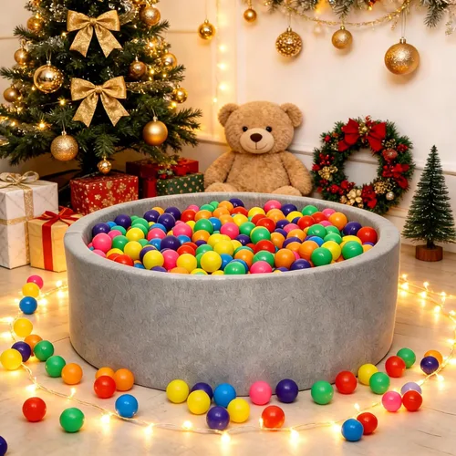 Miniatura 7 de Hovenlay Pelotas para hoyo de bolas, sin ftalatos, plástico a prueba de aplastamiento, 7 colores brillantes en juguetes reutilizables para niños
