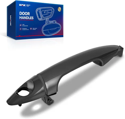 Miniatura 13 de KAX Manija de puerta exterior de ABS para conductor, 4 piezas, compatible con Toyota Tundra 2007-2019; reemplaza
