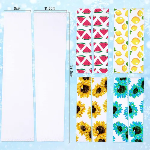 Miniatura 2 de Geyoga 6 pares de mangas de brazo de sublimación, protección solar UV, mangas de enfriamiento en blanco para deportes, fútbol, baloncesto, mujeres