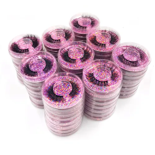 Miniatura 5 de Pestañas al por mayor de aspecto natural pestañas postizas 3D pestañas esponjosas a granel 10 estilos (20 pares)