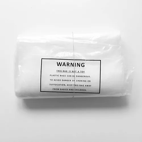 Miniatura 3 de Bolsas de poliéster transparentes resellables con advertencia de asfixia, 6 x 9, 0.07 pulgadas. Paquete de 100, 500 o 1000 bolsas
