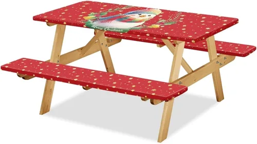 Miniatura 12 de Juego de 3 piezas de mantel de picnic con hojas de arce de pavo y girasol, lavable a máquina, fácil de instalar, funda para mesas y asientos Girasol