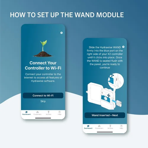 Miniatura 4 de Módulo WiFi inteligente Hunter Wand para controlador de rociadores X2, aplicación Hydrawise, programación remota, WiFi de 2.4 GHz, compatible