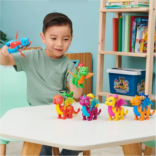 Miniatura 7 de Paw Patrol, Rescue Knights - Juego de figuras de acción de jade Marshall y Dragón, juguetes para niños a partir de 3 años