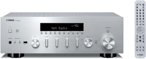 R-N600A Receptor de red con transmisión, teléfono y DAC incorporado, plata Plateado