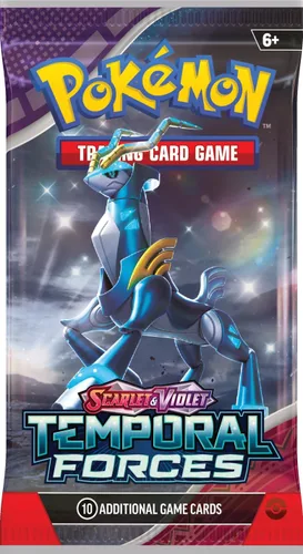 POKEMON TCG: SCARLET Y VIOLET: FUERZAS TEMPORALES: PACK BOOSTER - 10 Cartas