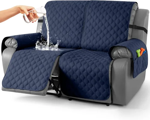 Miniatura 81 de TAOCOCO Fundas reclinables 100% impermeables, con correas para las piernas, funda de sofá reclinable reversible para silla reclinable, protector