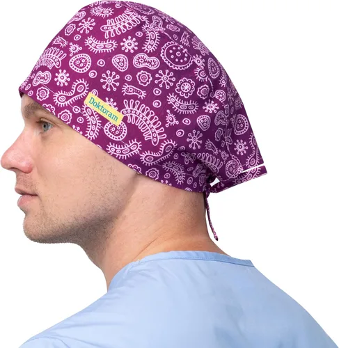 Miniatura 59 de Print Scrub Caps - Sombrero perfecto para enfermeras, médicos y EMTs..