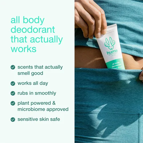 Miniatura 2 de Hume Supernatural Bálsamo desodorante invisible para todo el cuerpo, protección de cuerpo completo, sin aluminio, sin bicarbonato de sodio, control