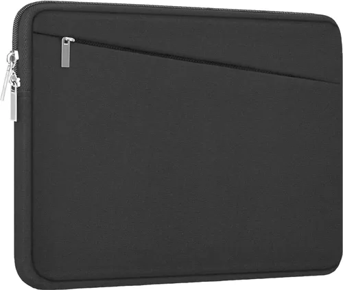 Miniatura 16 de Funda para laptop de 15.6 pulgadas, bolsa protectora para computadora con bolsillo frontal, maletín delgado para 15-16 pulgadas HP, Dell, Lenovo
