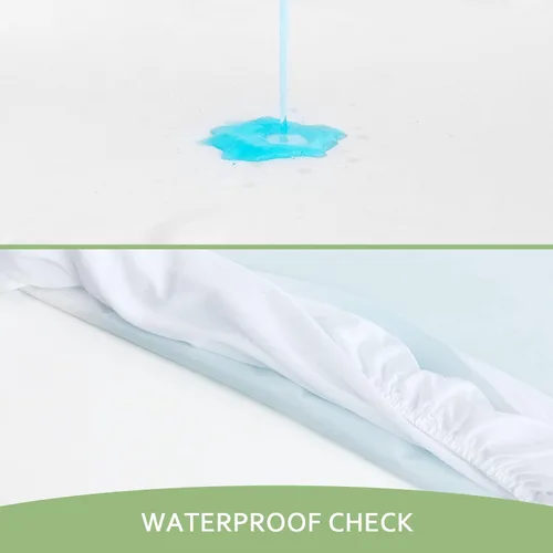 Miniatura 3 de Protector de colchón impermeable tamaño individual, amigable para la piel y transpirable, funda de colchón individual para niños, almohadilla