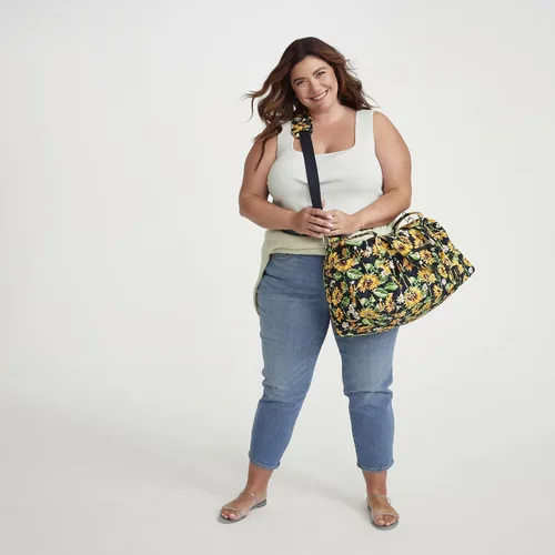 Miniatura 4 de Vera Bradley Bolso de viaje mediano de algodón para mujer