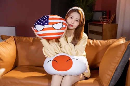 Miniatura 5 de Polandball de peluche de Portugal, peluche de Polandball, almohada de país con bandera, peluches de anime, regalos de 7.9 pulgadas (color: POR)