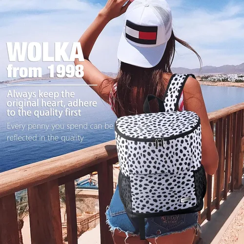 Miniatura 6 de Mochila Enfriadora Wolka 30 Latas, Mochilas Enfriadoras Aisladas A Prueba De Fugas Portátiles, Bolsa Enfriadora De Lado Suave Impermeable Para Perro