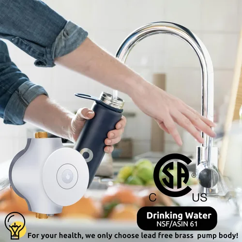 Miniatura 4 de HBS24-12E (Sin versión de extensión de 60 minutos) Bomba de sistema de recirculación de agua caliente instantánea inteligente con termostato