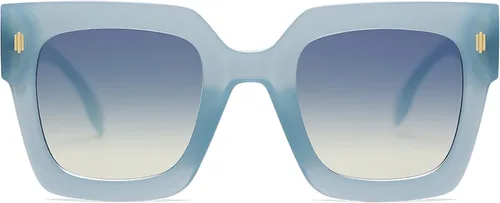 Miniatura 51 de SOJOS Gafas de sol cuadradas vintage de gran tamaño para mujer, estilo retro, de lujo, grandes, UV400 SJ2194