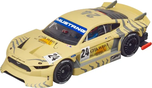 Carrera 27668 Ford Mustang GTY No.24 1:32 Escala Analógica Ranura Coche Carreras Vehículo Evolución Ranura Carreras de Coches