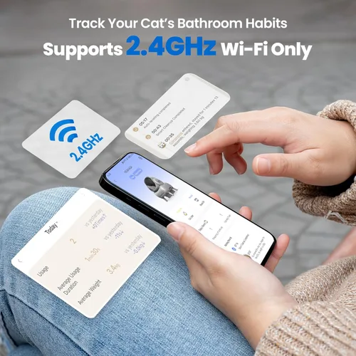 Miniatura 6 de Neakasa M1 Plus - Caja de arena para gatos autolimpiante con tapa abierta, caja de arena automática para gatos con control por APP, eliminación