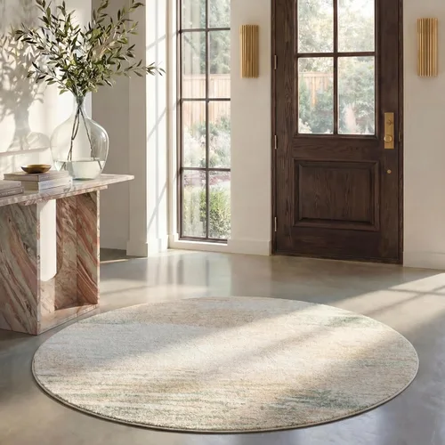 Miniatura 35 de SAFAVIEH, colección Adirondack - Alfombra de 6 x 9 pies, plateada/multicolor, abstracta, moderna, no desprende pelo, de fácil cuidado, para zonas