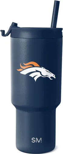 Miniatura 25 de Simple Modern - Vaso de 30 oz con tapa abatible y tapa con pajita Arizona Cardinals