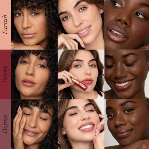 Miniatura 10 de Poppy & Pout Tintas labiales 100% naturales, tubos de cartón sostenibles, rellenados a mano, cera de abejas, vitamina E, aceite de coco, libres