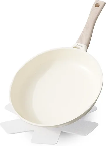 Miniatura 8 de Sartén de granito, sartenes antiadherentes de 8 pulgadas, sartenes antiadherentes ligeras para tortillas y huevos, utensilios de cocina no tóxicos