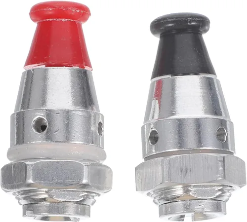 Válvula de seguridad de repuesto para olla a presión, paquete de 2 accesorios universales de limitación de presión de 1.41 x 0.70 x 0.70 pulgadas,