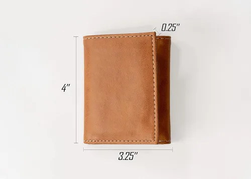 Miniatura 6 de Rico Industries Billetera marrón con grabado láser de la NFL, Baltimore Ravens, Trifold