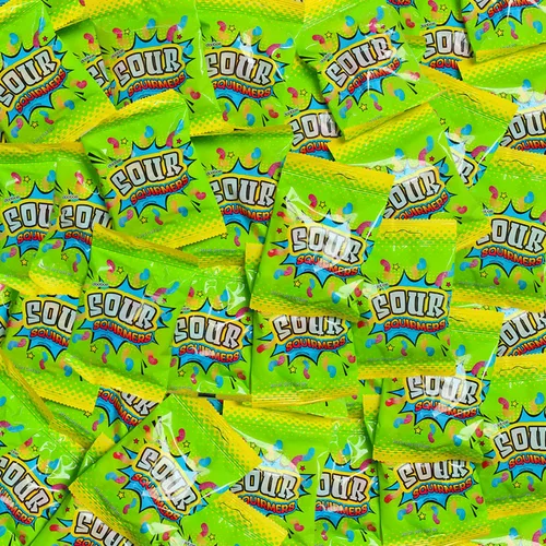 Miniatura 3 de Dooboe Paquete a granel de gusanos de gomita agria de tamaño completo, 40 paquetes (bolsas de clavija de 1.06 oz), envueltos individualmente