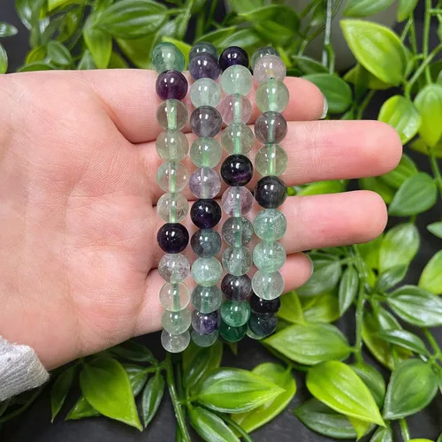 Miniatura 472 de Gem Avenue Handmade Round Bead Stretch Bracelet Unisex Natural Stone Beaded Jewelry for Men & Women, Elastic Wristband for Daily Wear