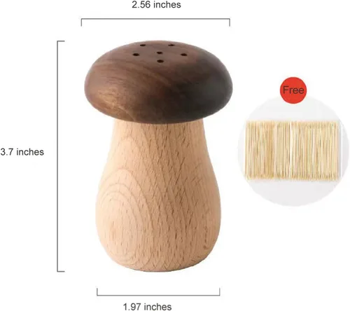 Miniatura 6 de Soporte para palillos de dientes, lindo dispensador de palillos de dientes, contenedor de madera para cocina, hogar, restaurante, comedor