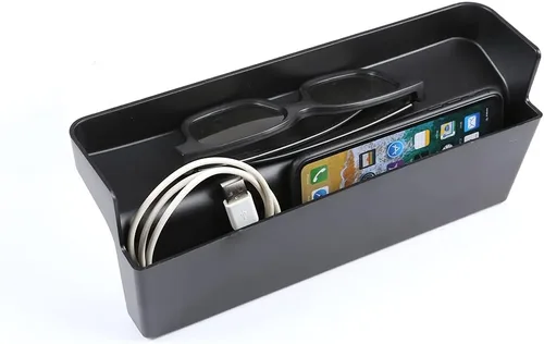 Miniatura 7 de YIWANG Caja de almacenamiento de freno de mano central de plástico ABS para Mercedes Benz Smart 453 Fortwo Forfour 2015-2020 Bandeja de guantes