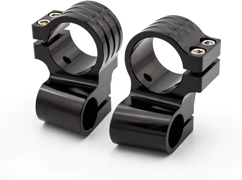 Miniatura 5 de FXCNC Tubo de horquilla de aluminio CNC de 1.850 in, 7/8 pulgadas, clip de tubo de horquilla para manillar, reemplazable, compatible con Universal