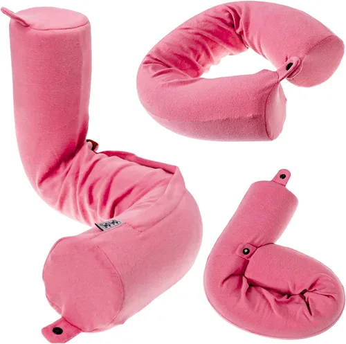 Miniatura 11 de Dot&Dot Travel Pillow Neck Pillow with Hood for Airplane Sleeping, Memory Foam Pillow with Chin Support, Detachable Hoodie, Washable Cover