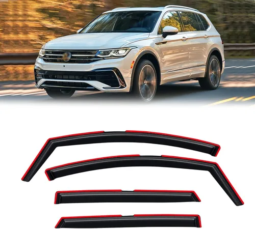 Miniatura 40 de Visera de ventana para Honda Civic 2022-2025, protectores de lluvia de canal exterior, escudos, deflector de ventilación, sombra, viento, humo