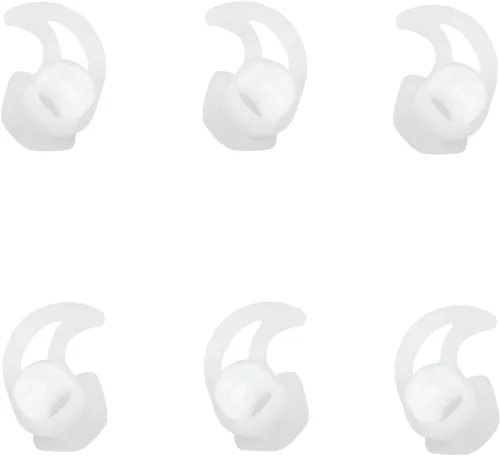 Puntas para auriculares pequeños, 3 pares, puntas de silicona suaves y cómodas, puntas de aislamiento de ruido, puntas de repuesto de auriculares