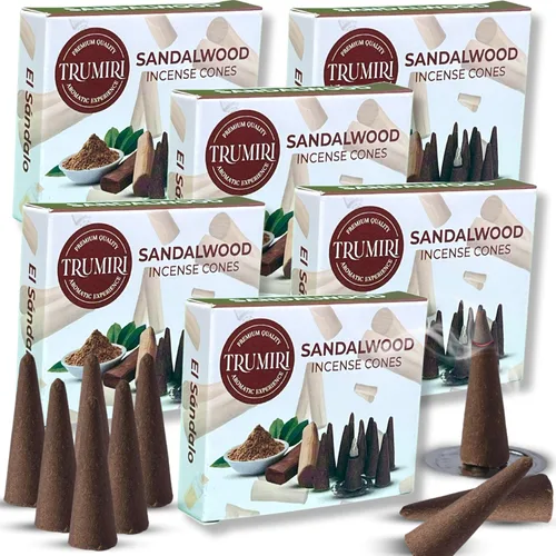 Miniatura 13 de TRUMIRI Incienso ámbar – Paquete de 20 conos (2 x 10) – Incienso de cono perfumado