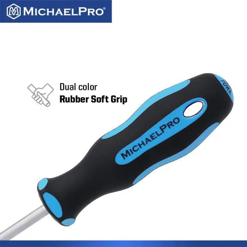 Miniatura 5 de MichaelPro Juego de destornilladores Torx de 7 piezas con mango ergonómico de doble material T10, T15, T20, T25, T27, T30, T40, puntas magnéticas