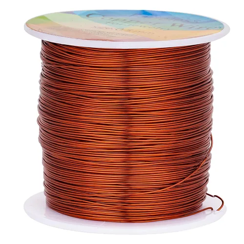 Miniatura 40 de Alambres de cobre resistentes al deslustre de 65.6 pies, alambre de cobre para electrocultura en jardinería, alambre de cobre de calibre 16, cables