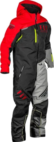 Miniatura 7 de Fly Racing Monosuit Impermeable Cobalt – Traje de Moto de Nieve con Hydraguard Pro, Durabilidad Cordura y Ventilación 2Cool Negro/Gris (Shell)