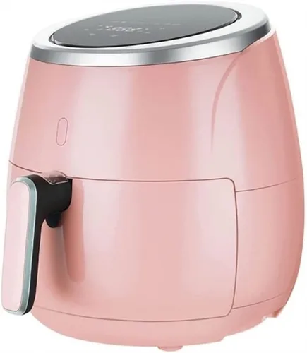 Freidora de aire de 6.7 cuartos de galón, horno freidora de aire, freidoras eléctricas de aire caliente, cocina sin aceite, horno sin aceite, Rosa